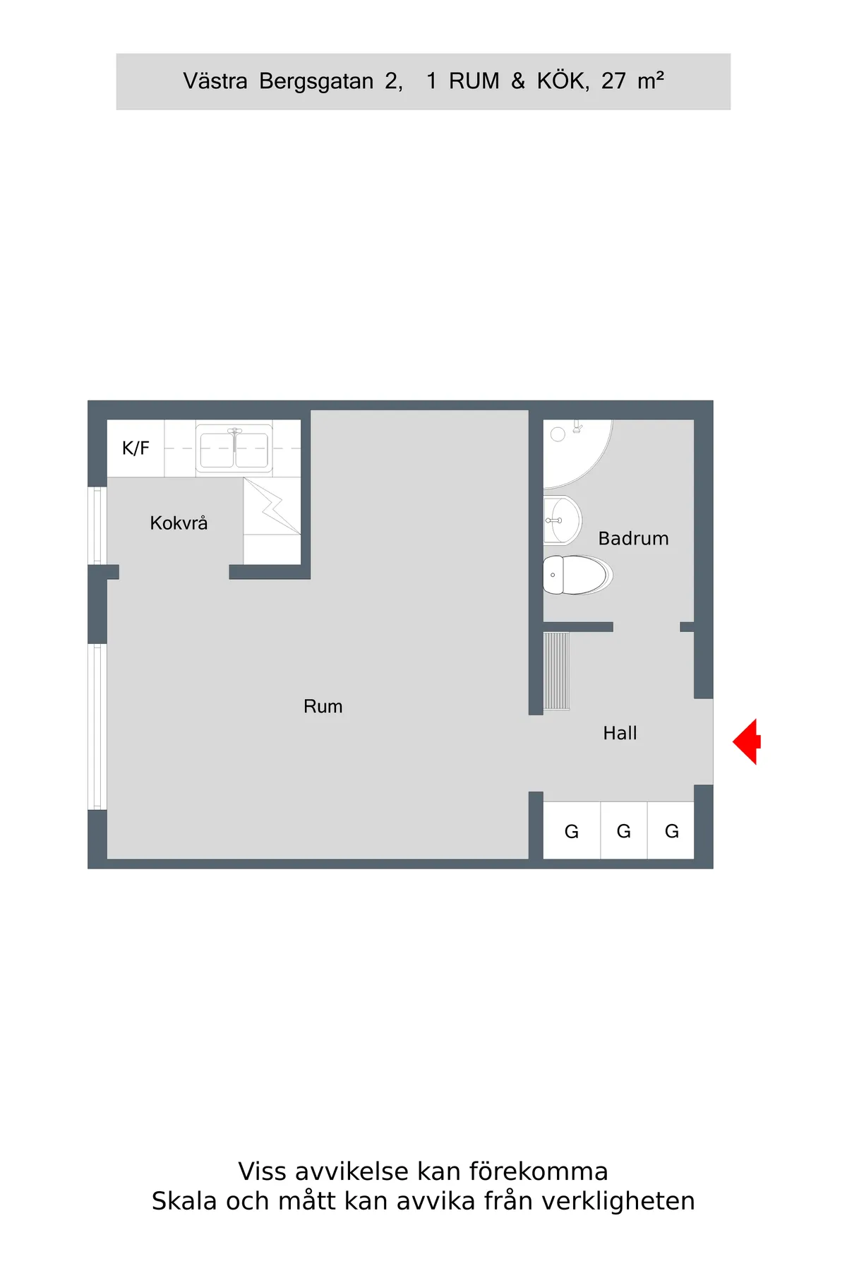 Hyreslägenhet på Tranås i tranas