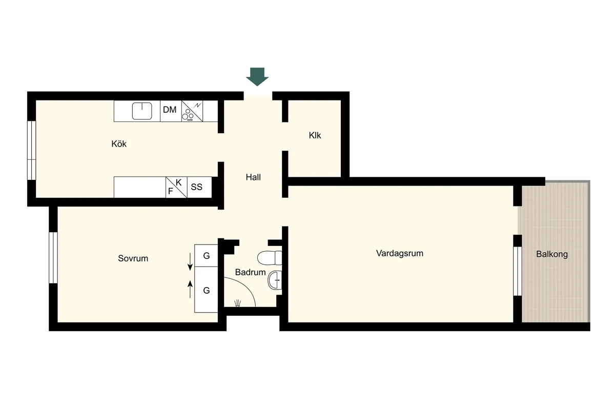 Hyreslägenhet på Farsta i farsta