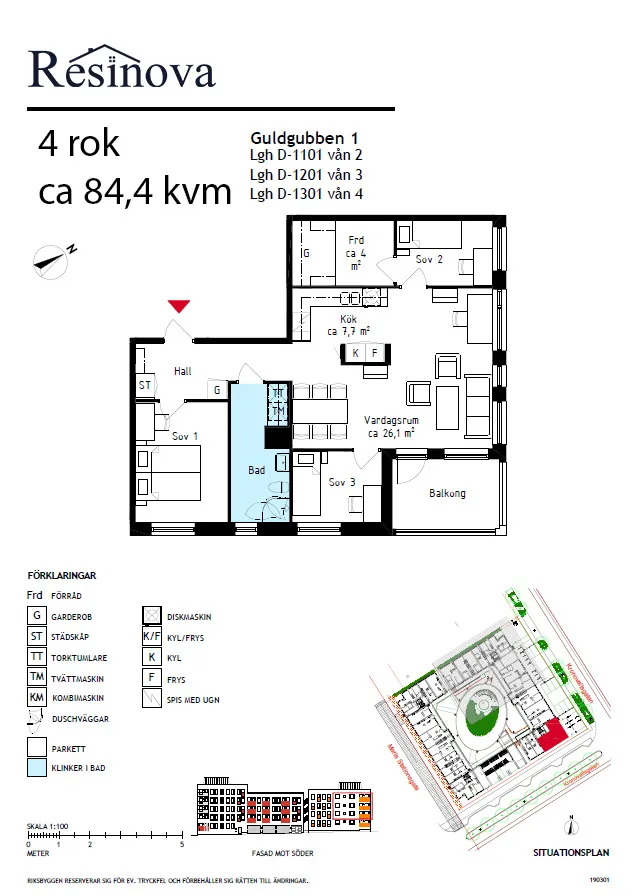 Hyreslägenhet på Helsingborg i helsingborg