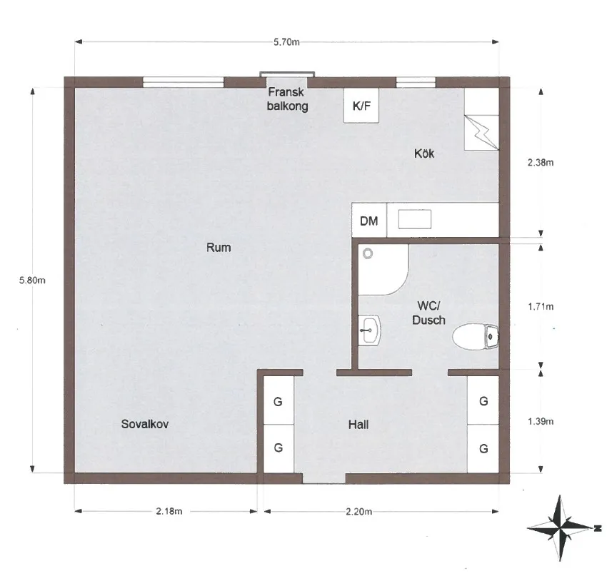 Hyreslägenhet på Motala i motala