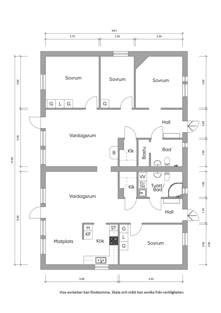 Hyreslägenhet på Järnforsen i jarnforsen