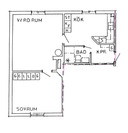 Hyreslägenhet på Motala i motala