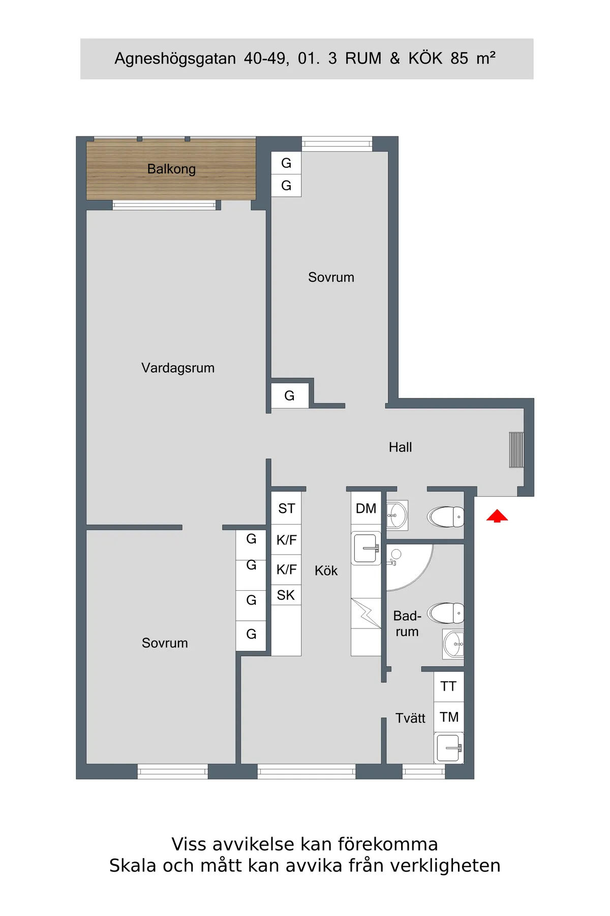 Hyreslägenhet på Motala i motala