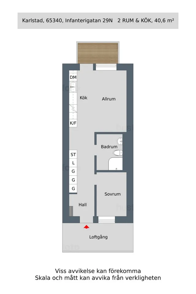 Hyreslägenhet på Karlstad i karlstad