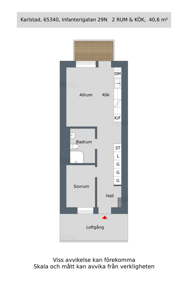 Hyreslägenhet på Karlstad i karlstad