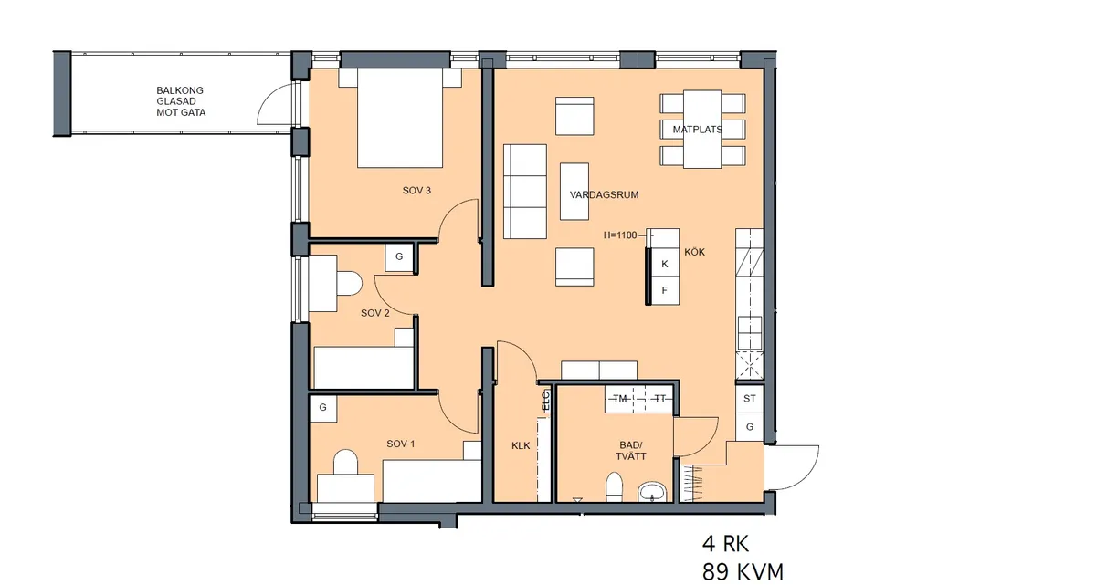 Hyreslägenhet på Linköping i linkoping