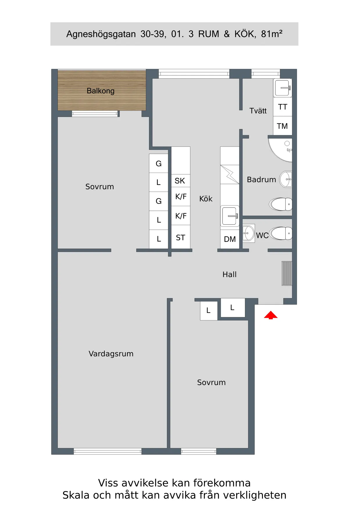 Hyreslägenhet på Motala i motala