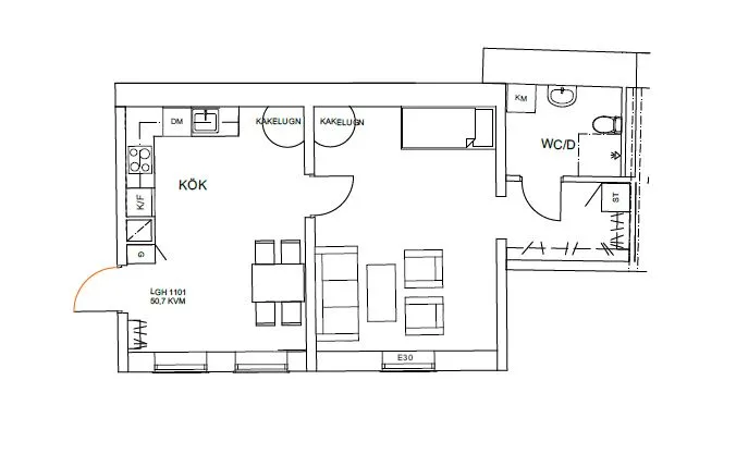 Hyreslägenhet på Halmstad i halmstad