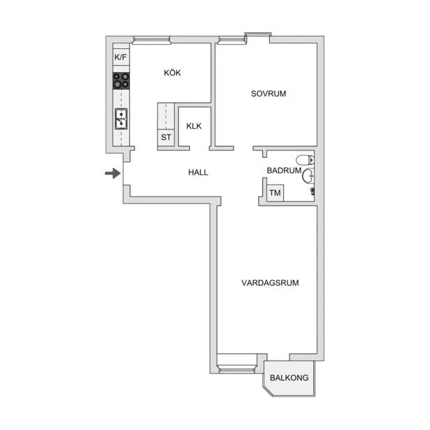 Hyreslägenhet på Sundsvall i sundsvall