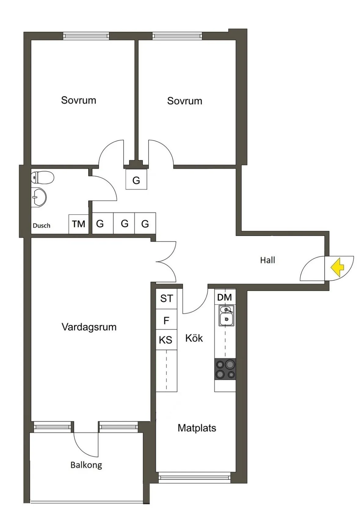 Hyreslägenhet på Skellefteå i skelleftea
