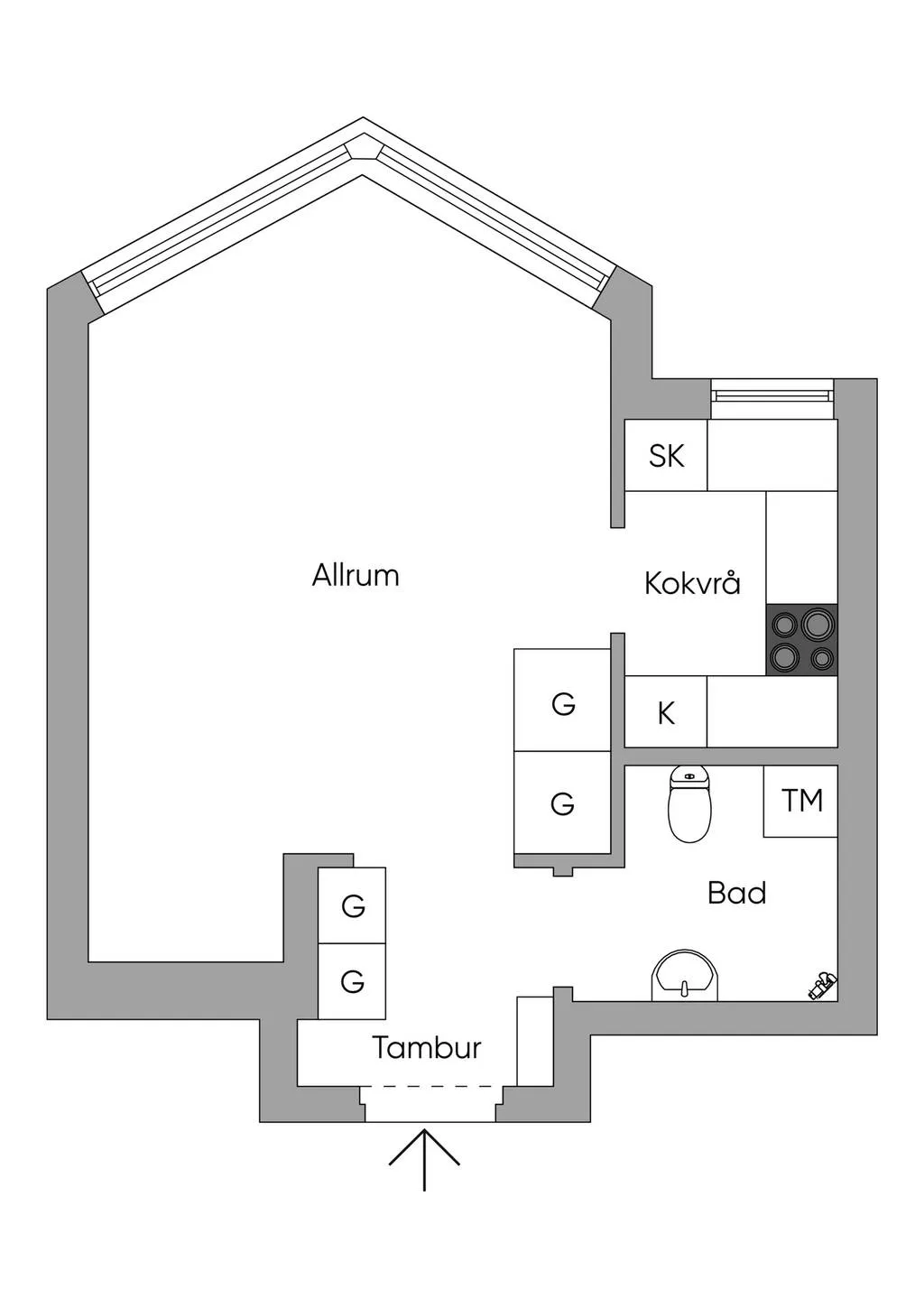 Hyreslägenhet på Norrtälje i norrtalje