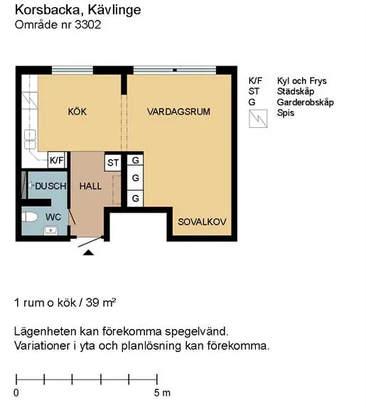 Hyreslägenhet på Kävlinge i kavlinge