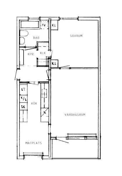 Hyreslägenhet på Växjö i vaxjo