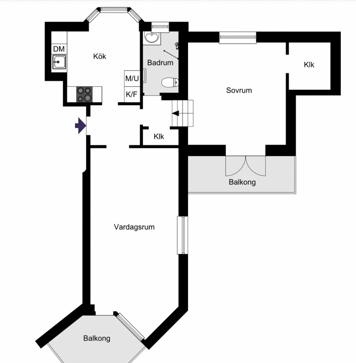 Hyreslägenhet på Bromma i bromma