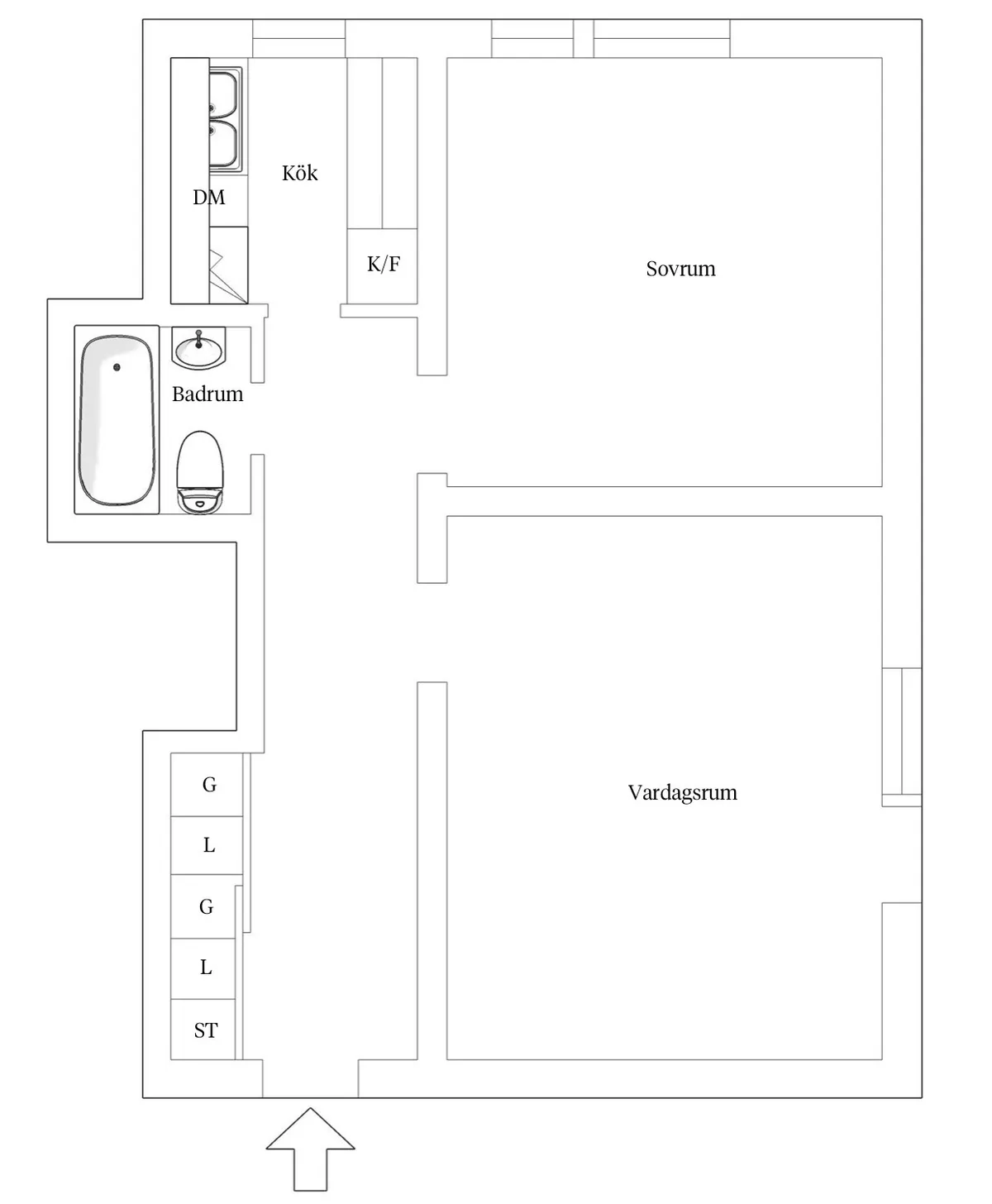 Hyreslägenhet på Lund i lund