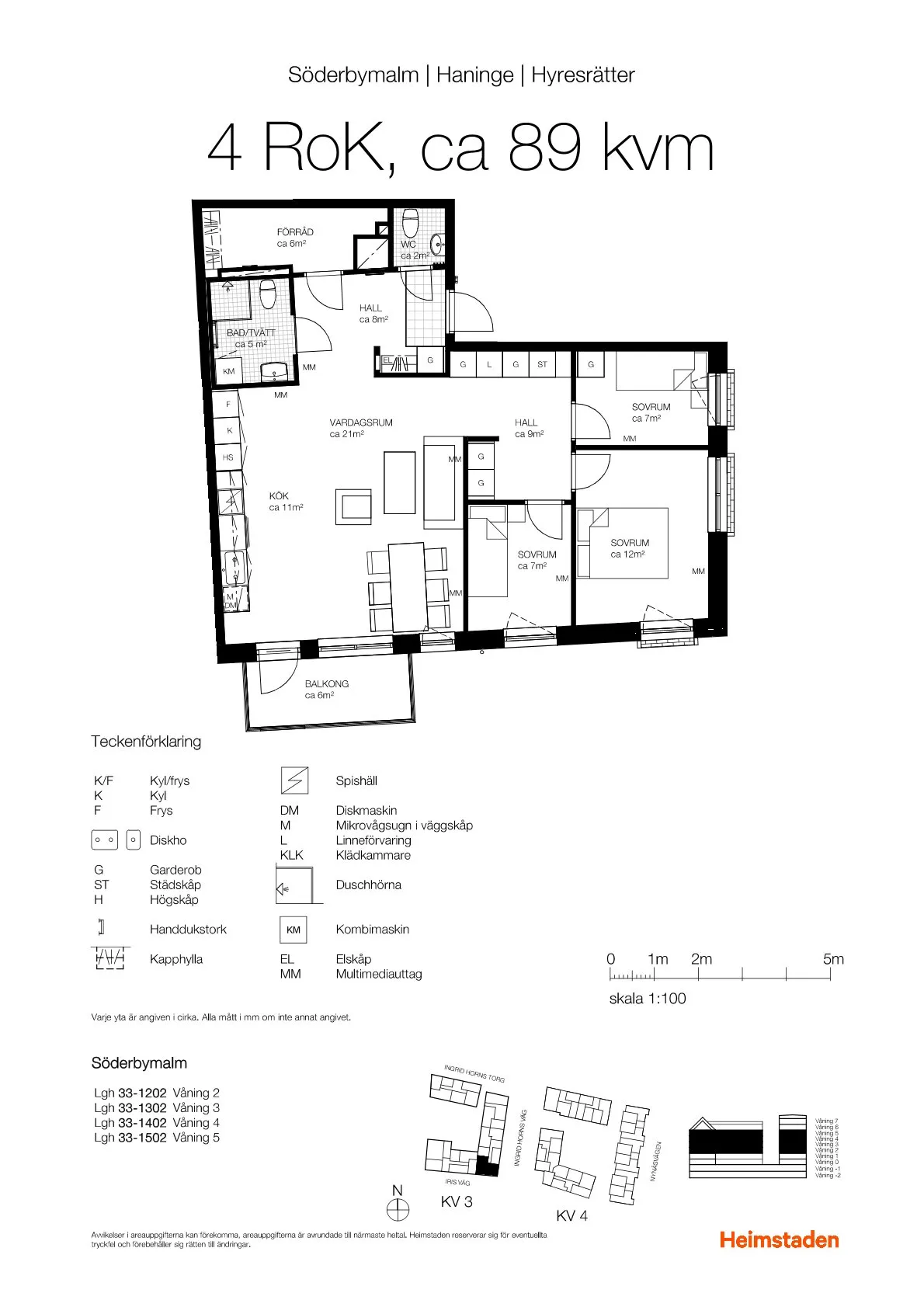 Hyreslägenhet på Handen i handen