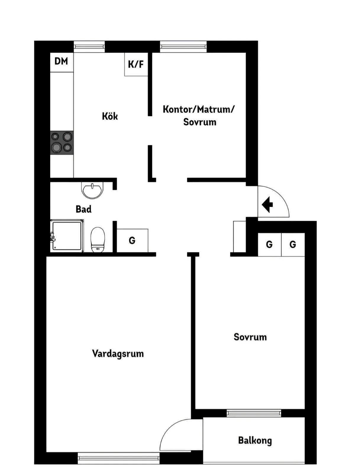Hyreslägenhet på Örebro i orebro