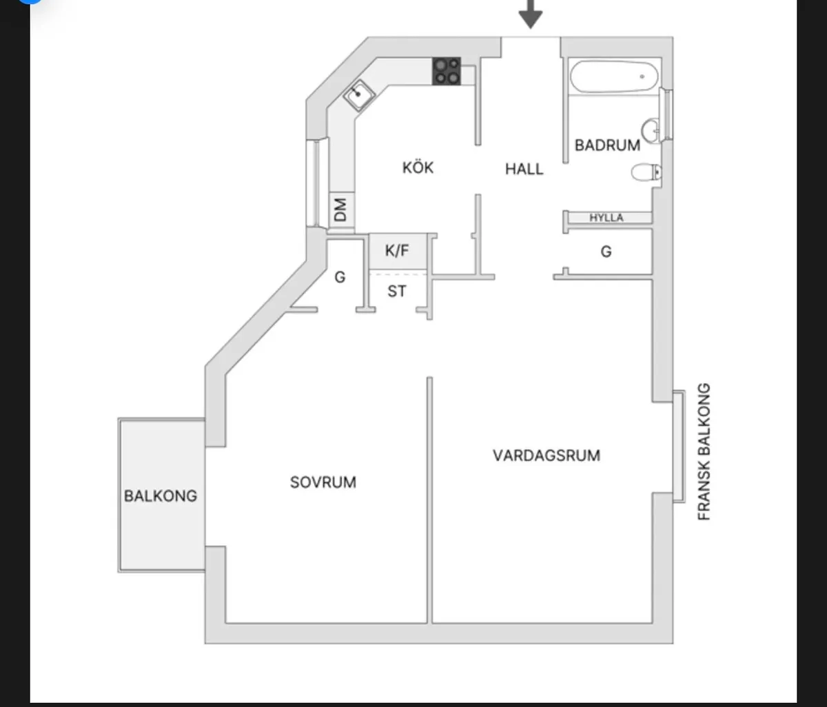 Hyreslägenhet på Stockholm i stockholm