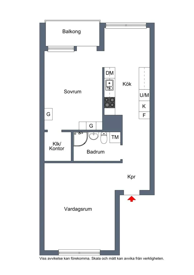 Hyreslägenhet på Västerås i vasteras