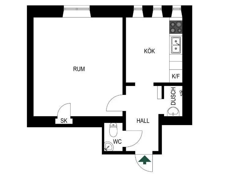 Hyreslägenhet på Stockholm i stockholm