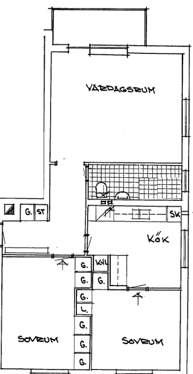 Hyreslägenhet på Katrineholm i katrineholm