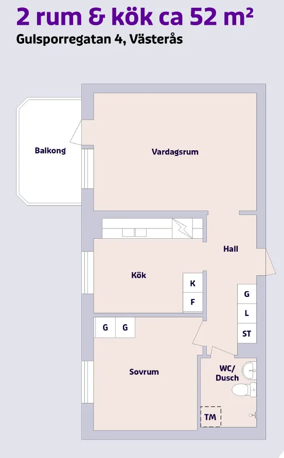 Hyreslägenhet på Västerås i vasteras