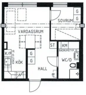 Hyreslägenhet på Sundbyberg i sundbyberg