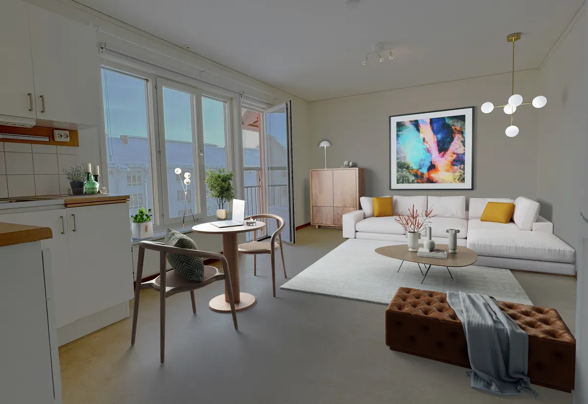 Hyreslägenhet på Handen i handen