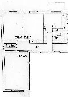 Hyreslägenhet på Kävlinge i kavlinge