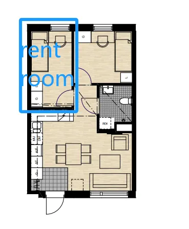 Hyreslägenhet på Huddinge i huddinge