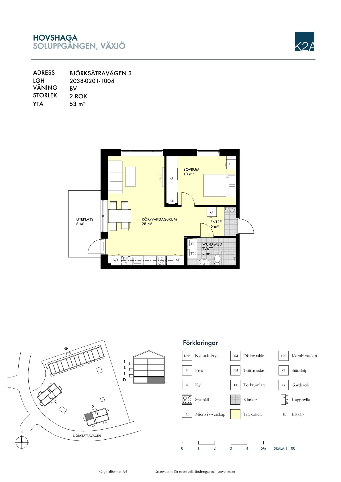 Hyreslägenhet på Växjö i vaxjo