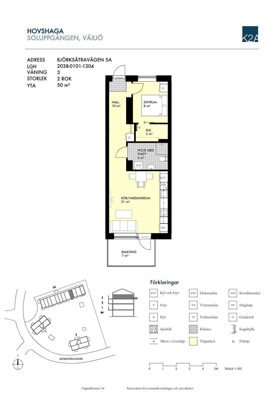 Hyreslägenhet på Växjö i vaxjo