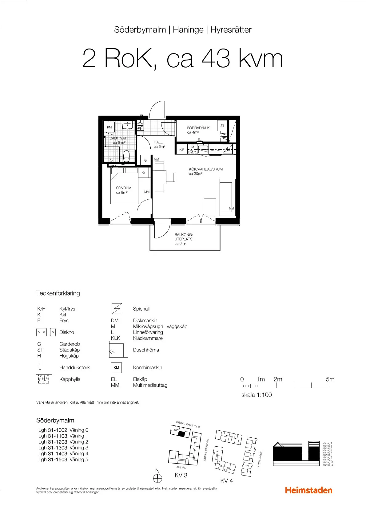 Hyreslägenhet på Handen i handen