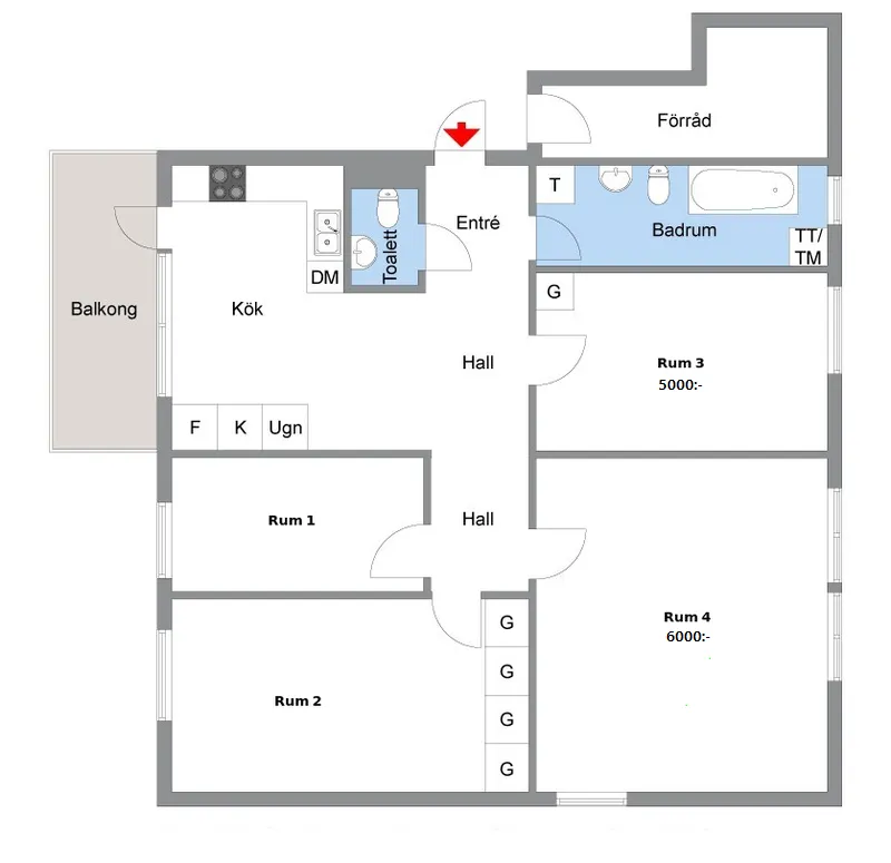 Hyresbostad på Norsborg i norsborg