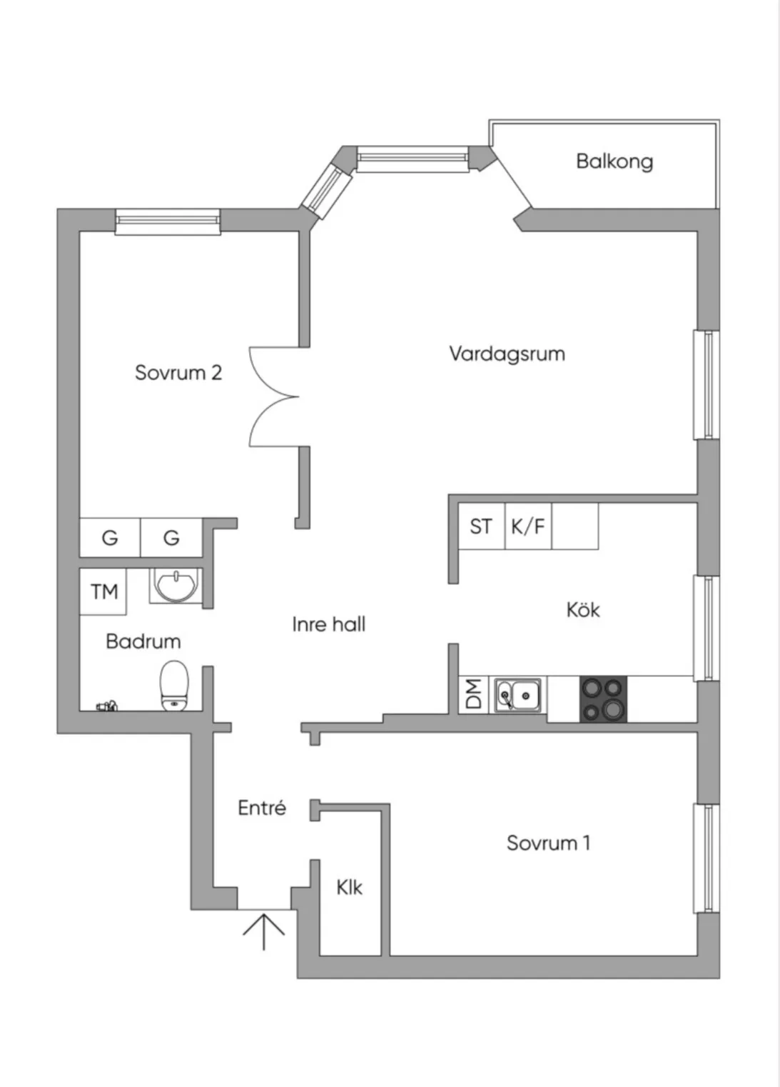 Hyreslägenhet på Årsta i arsta