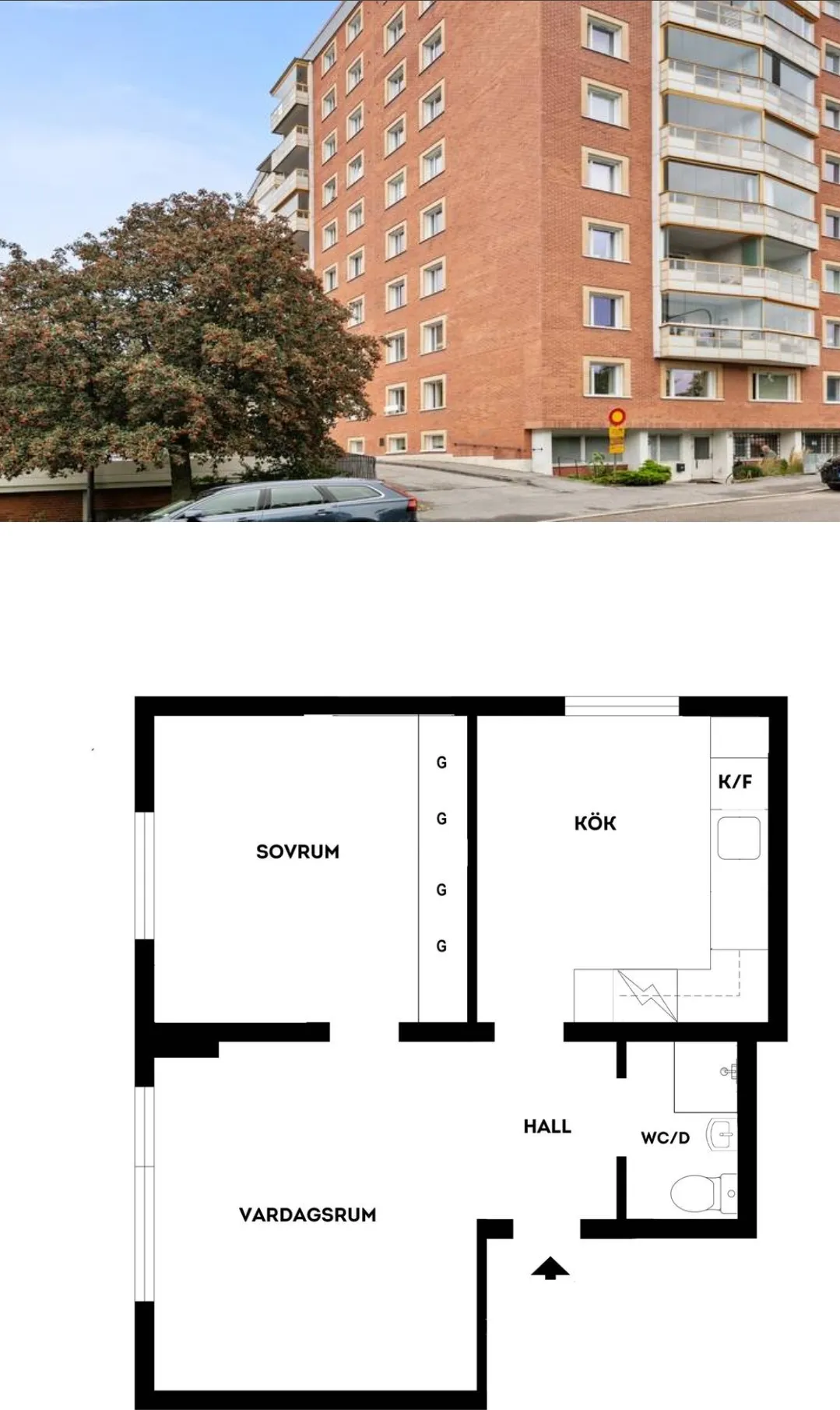 Hyreslägenhet på Solna i solna