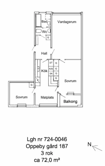 Hyreslägenhet på Nyköping i nykoping