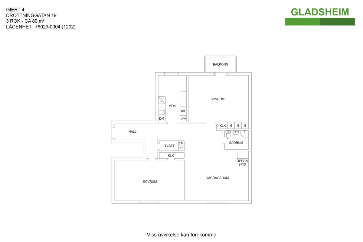 Hyreslägenhet på Kungsör i kungsor