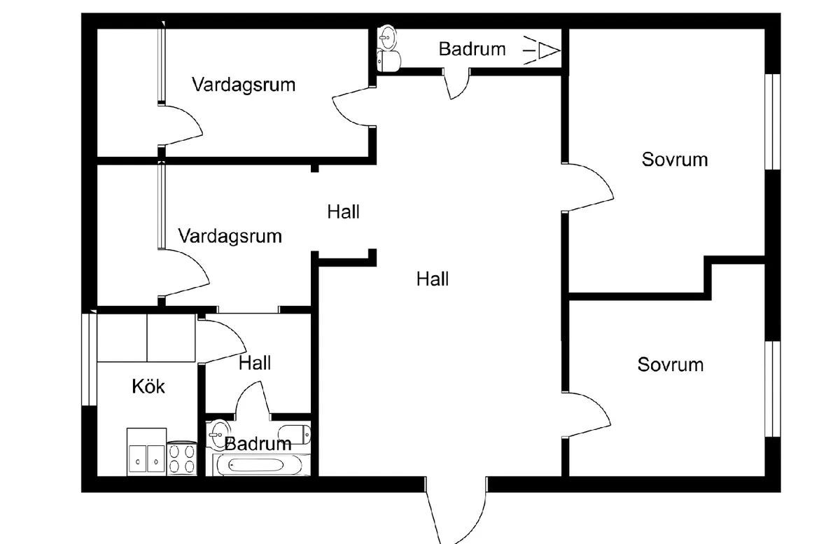 Hyreslägenhet på Fagersta i fagersta