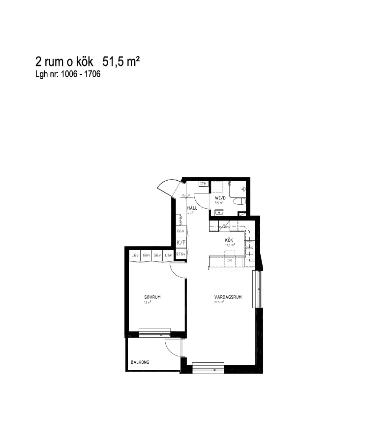 Hyreslägenhet på Kungsängen i kungsangen