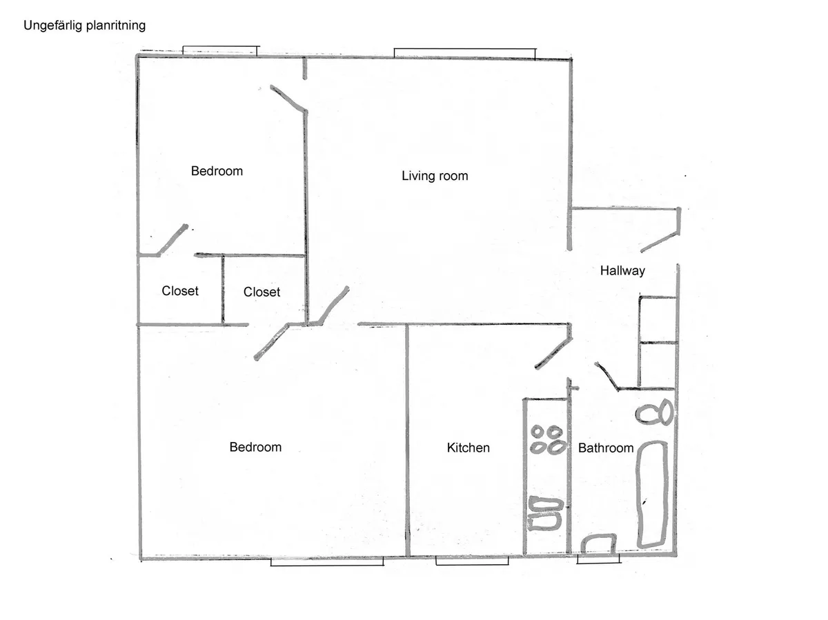 Hyreslägenhet på Bromma i bromma