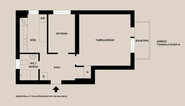 Hyreslägenhet på Hägersten i hagersten