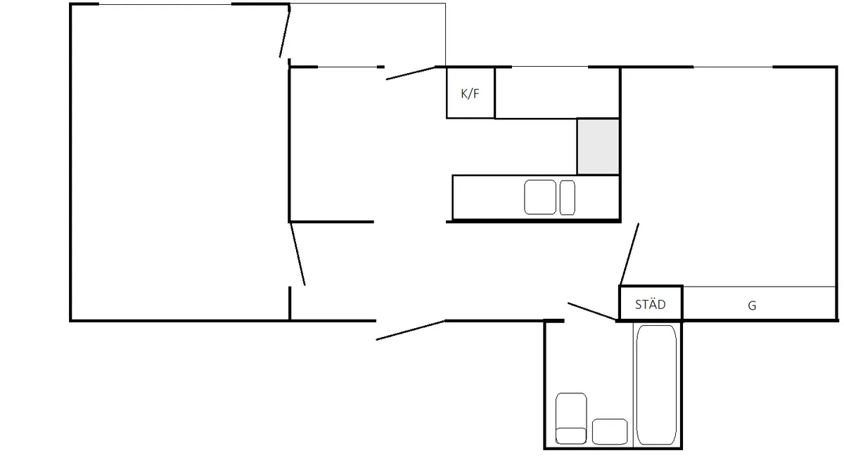 Hyreslägenhet på Umeå i umea