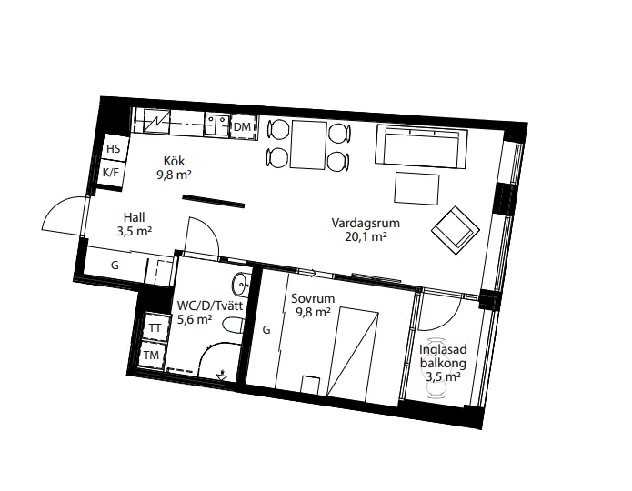 Hyreslägenhet på Karlskrona i karlskrona