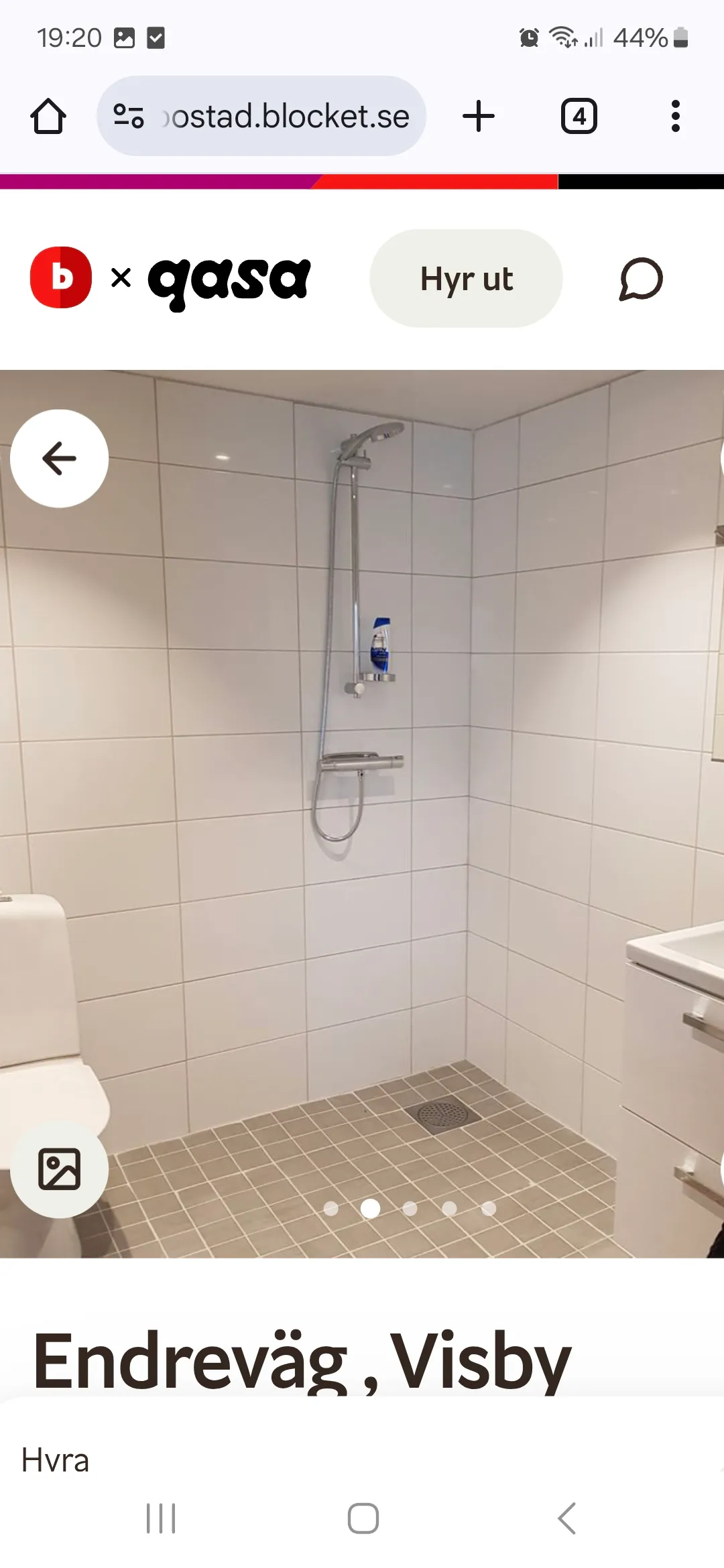 Hyreslägenhet på Visby i visby