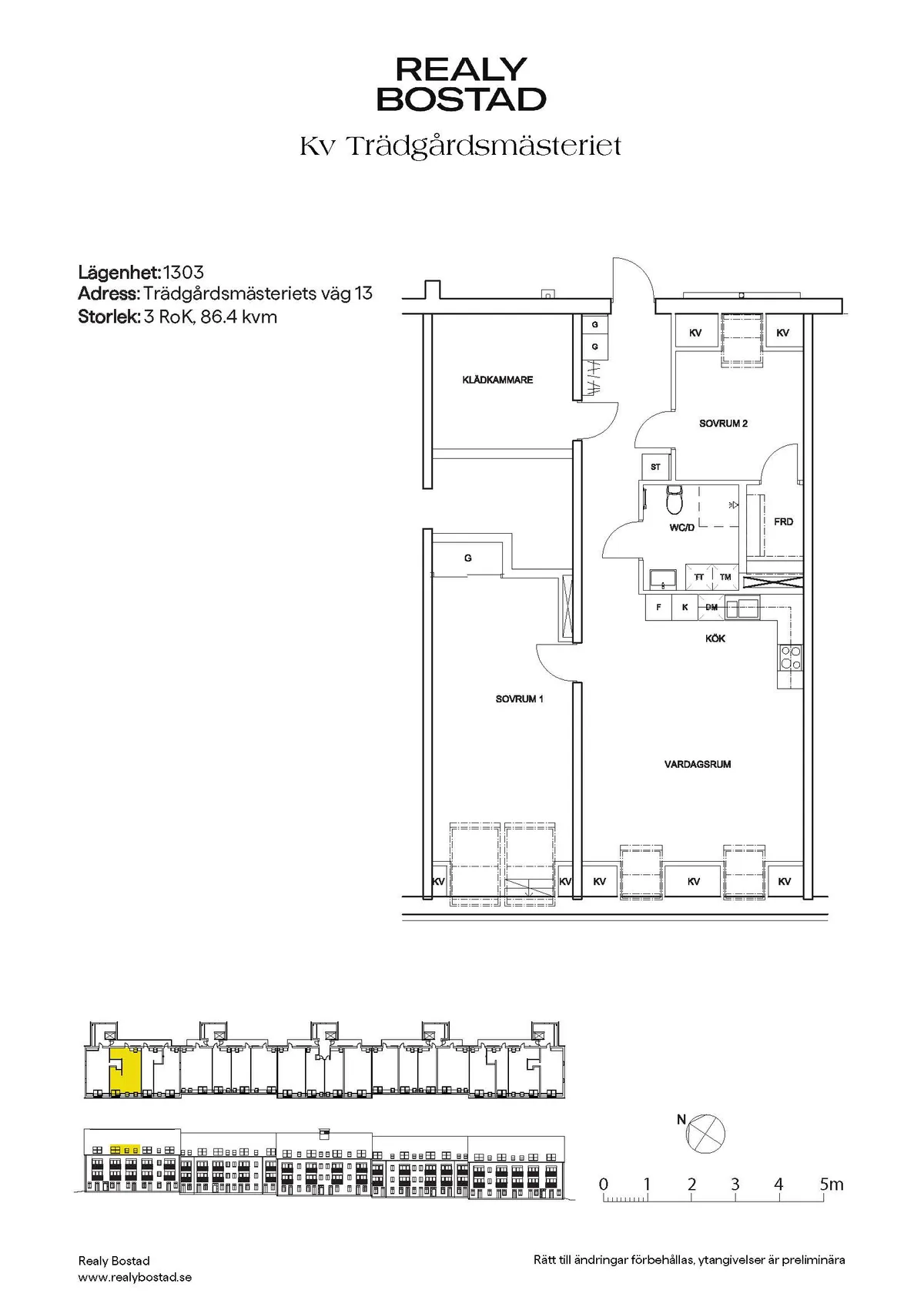 Hyreslägenhet på Märsta i marsta