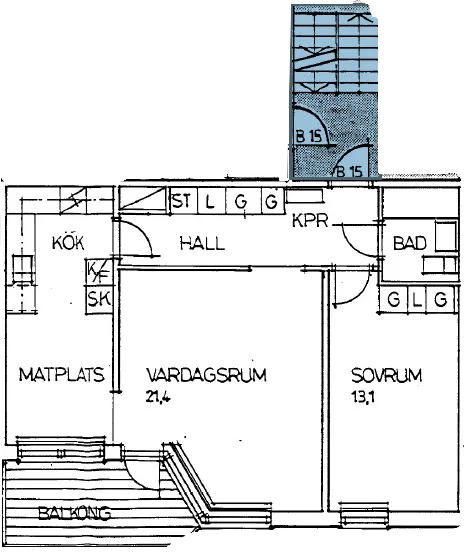 Hyreslägenhet på Malmö i malmo
