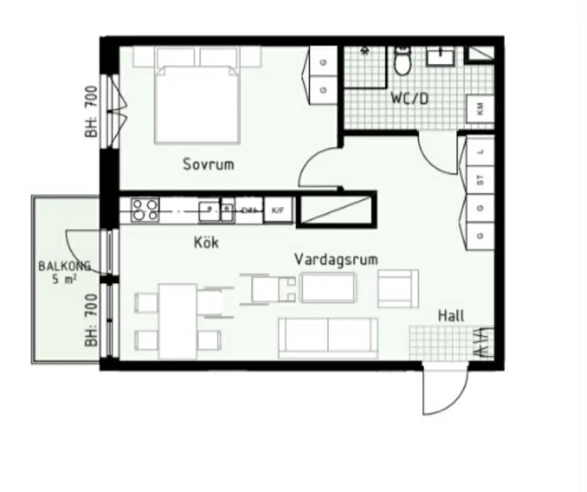 Hyreslägenhet på Uppsala i uppsala