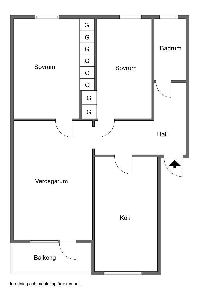 Hyreslägenhet på Halmstad i halmstad