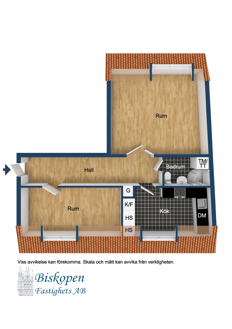 Hyreslägenhet på Landskrona i landskrona